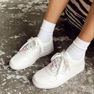 Princess Polly white sneakers